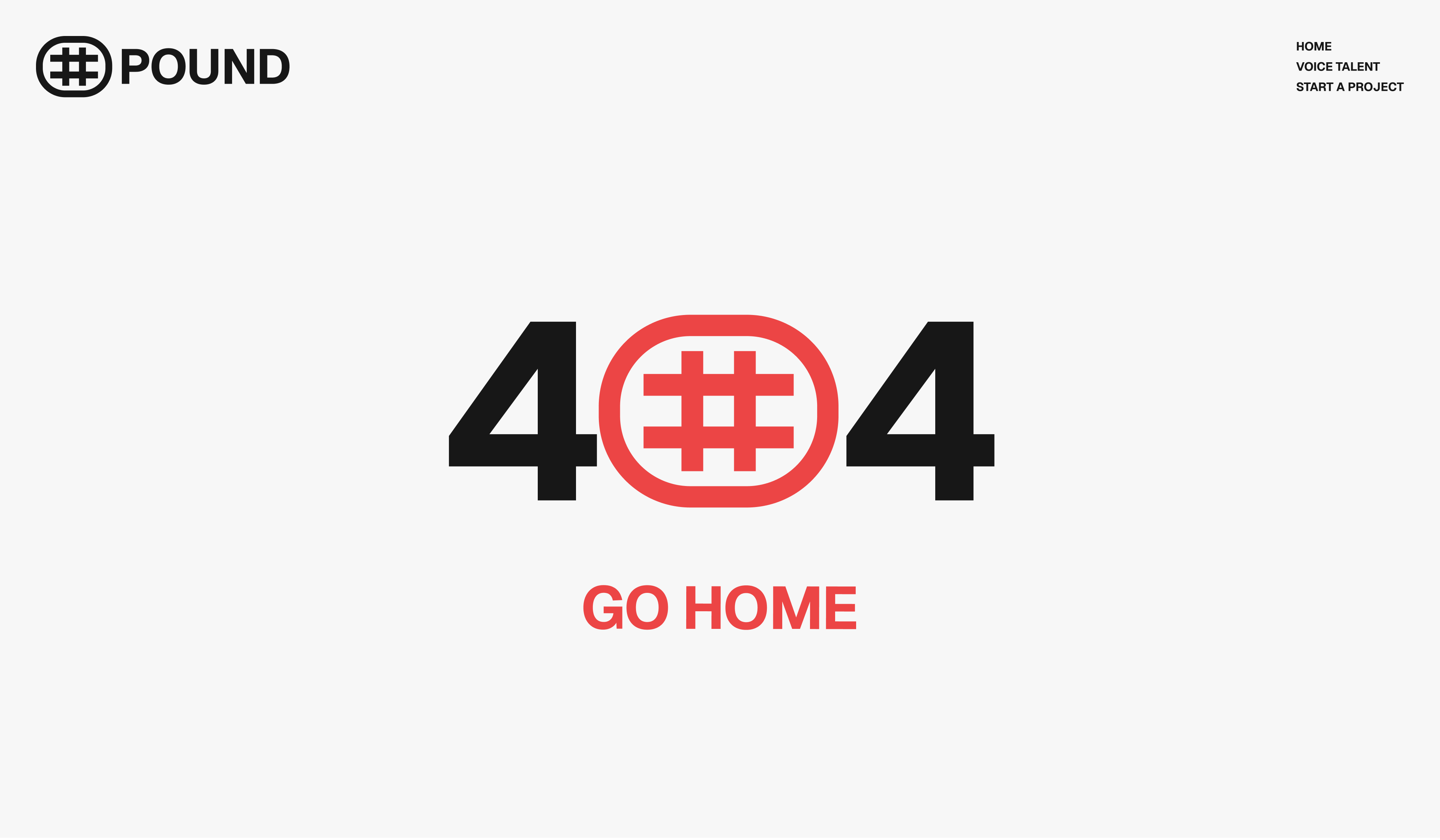 pound website 404 page