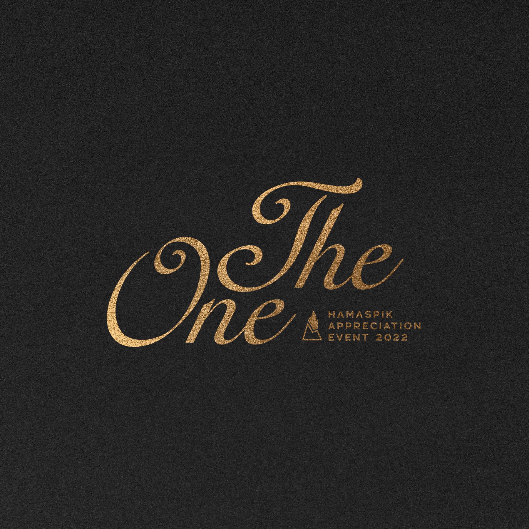 Logo for The One Event by Hamaspik